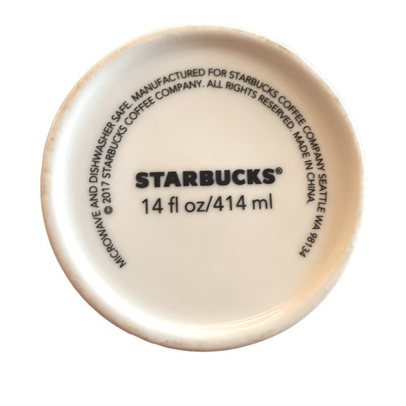 STARBUCKS➕2017 Christmas Trees Travel Mug - Picture 3 of 5